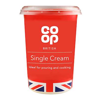 Co-op British Single Cream 300ml Co-op British Single Cream 300ml