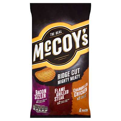 KP Real Mccoy's Meaty Variety Potato Chips 6 Pack KP Real Mccoy's Meaty Variety Potato Chips 6 Pack