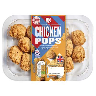 Co-op Southern Fried Chicken Pops 150g Co-op Southern Fried Chicken Pops 150g
