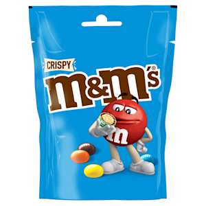 M&M’s Cripsy Milk Chocolate Bites Pouch Bag 107g M&M’s Cripsy Milk Chocolate Bites Pouch Bag 107g
