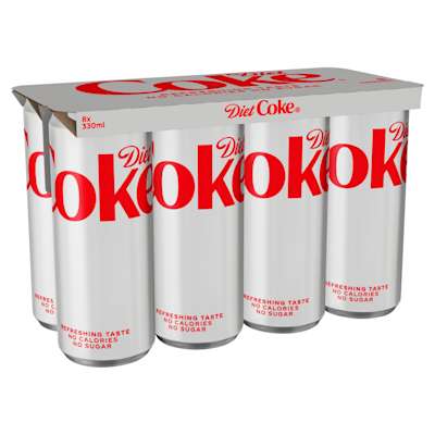 Coca Cola Diet Coke 8x330ml Coca Cola Diet Coke 8x330ml