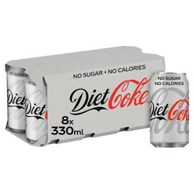 Coca Cola Diet Coke 8x330ml Coca Cola Diet Coke 8x330ml