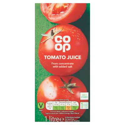 Co-op Tomato Juice 1 Ltr Co-op Tomato Juice 1 Ltr