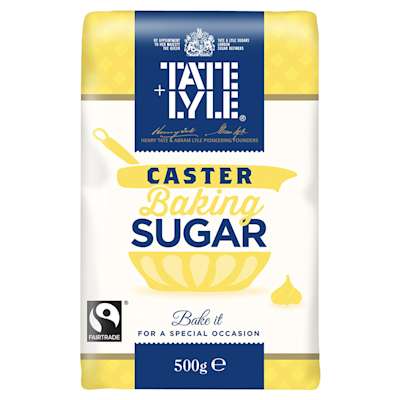 Tate and Lyle Fairtrade Caster Sugar 500g Tate and Lyle Fairtrade Caster Sugar 500g