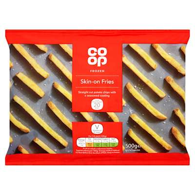 Co-op Skin On Fries 500g Co-op Skin On Fries 500g