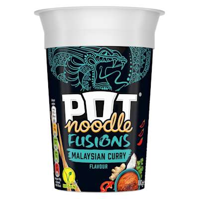Pot Noodle Fusions Malaysian Curry 100g Pot Noodle Fusions Malaysian Curry 100g