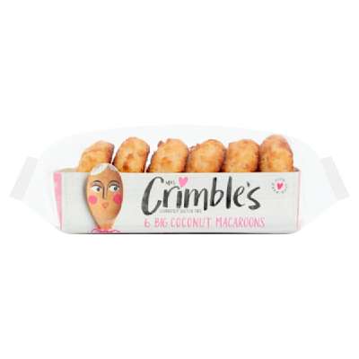 Mrs Crimbles Coconut Macaroons 180g Mrs Crimbles Coconut Macaroons 180g