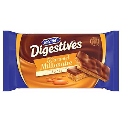 Mcvities Digestive Caramel Slices 5pk Mcvities Digestive Caramel Slices 5pk