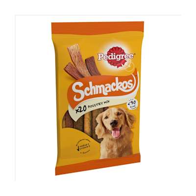 Pedigree Schmackos Dog Treats with Poultry 20 Sticks Pedigree Schmackos Dog Treats with Poultry 20 Sticks