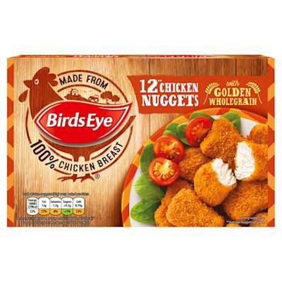 Birds Eye 12 Wholegrain Chicken Nuggets 190g Birds Eye 12 Wholegrain Chicken Nuggets 190g