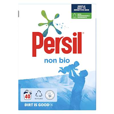 Persil Powder Non Bio 40 Washes 2.6kg Persil Powder Non Bio 40 Washes 2.6kg