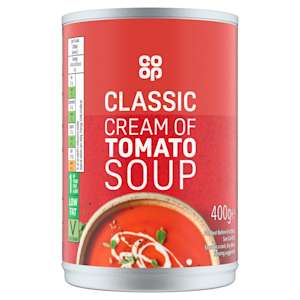 Co-op Cream of Tomato Soup 400g Co-op Cream of Tomato Soup 400g