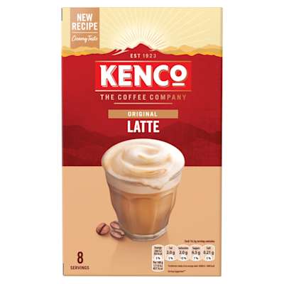 Kenco Latte Instant Coffee Sachets 16.3g Kenco Latte Instant Coffee Sachets 16.3g