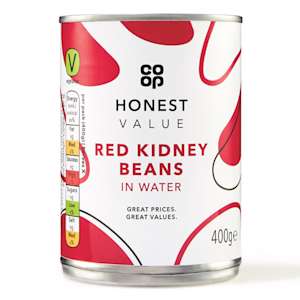 Co-op Honest Value Red Kidney Beans 400g Co-op Honest Value Red Kidney Beans 400g
