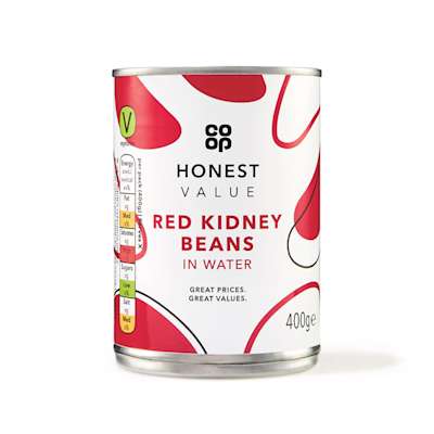 Co-op Honest Value Red Kidney Beans 400g Co-op Honest Value Red Kidney Beans 400g