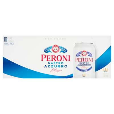 Peroni Nastro Azzurro Can 10x330ml Peroni Nastro Azzurro Can 10x330ml