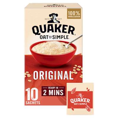 Quaker Oat So Simple 10 Original Sachets 10x27g Quaker Oat So Simple 10 Original Sachets 10x27g