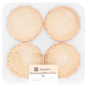 Co-op Shortcrust Mince Pies 4pk Co-op Shortcrust Mince Pies 4pk
