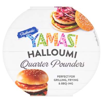 YAMAS! Halloumi PDO Quarter Pounders 228G YAMAS! Halloumi PDO Quarter Pounders 228G