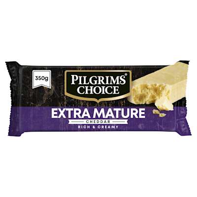 Pilgrims Choice Extra Mature Cheddar 350g Pilgrims Choice Extra Mature Cheddar 350g