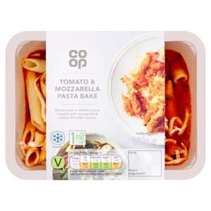 Co-op Tomato & Mozzarella Pasta Bake 400g Co-op Tomato & Mozzarella Pasta Bake 400g