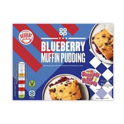 Co-op Blueberry Muffin Pudding 250g Co-op Blueberry Muffin Pudding 250g