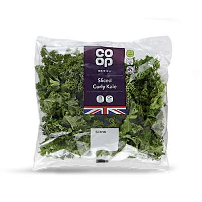 Co-op Sliced Curly Kale 160g Co-op Sliced Curly Kale 160g