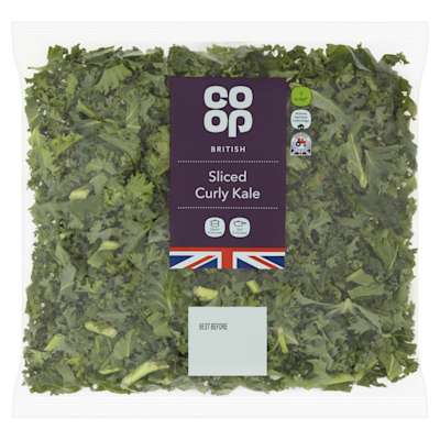 Co-op Sliced Curly Kale 160g Co-op Sliced Curly Kale 160g