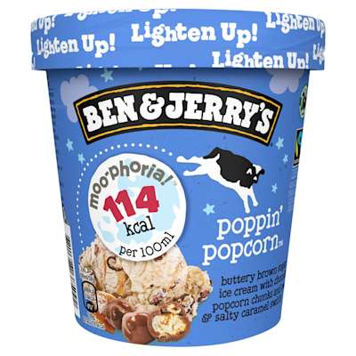 Ben & Jerry's Moophoria Poppin Popcorn 465ml Ben & Jerry's Moophoria Poppin Popcorn 465ml