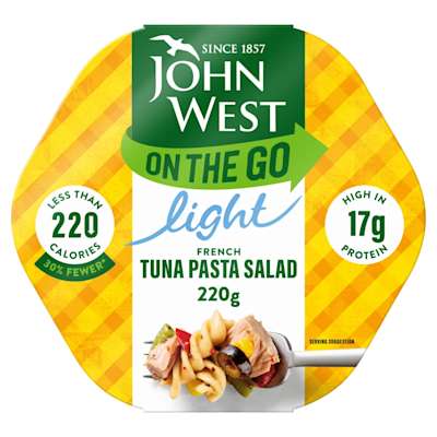 John West Light French Tuna Pasta Salad 220g John West Light French Tuna Pasta Salad 220g