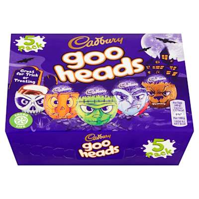Cadbury Goo Heads 5 Pack 40g Cadbury Goo Heads 5 Pack 40g
