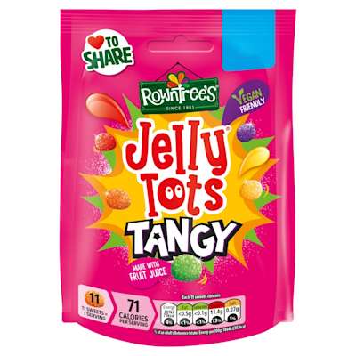Rowntrees Tangy Tots 140g Rowntrees Tangy Tots 140g