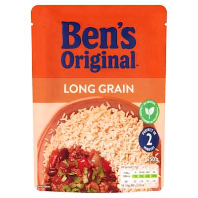 Ben's Original Classic Long Grain Microwave Rice 250g Ben's Original Classic Long Grain Microwave Rice 250g