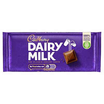 Cadbury Dairy Milk Bar 110g Cadbury Dairy Milk Bar 110g