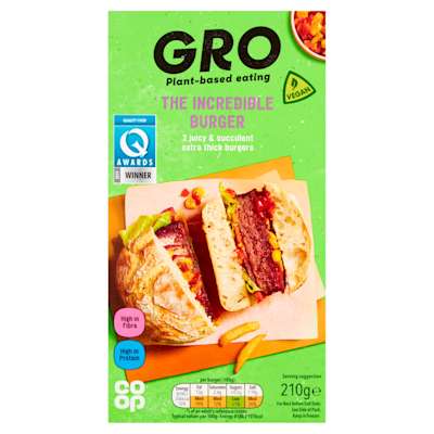 GRO The Incredible Burger 210g GRO The Incredible Burger 210g