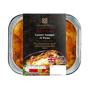Co-op Irresistible Lasagne Al Forno 400g Co-op Irresistible Lasagne Al Forno 400g