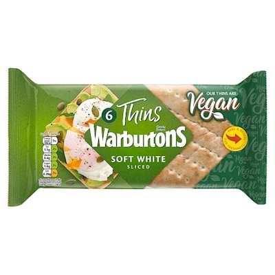 Warburtons White Sandwich Thins Warburtons White Sandwich Thins