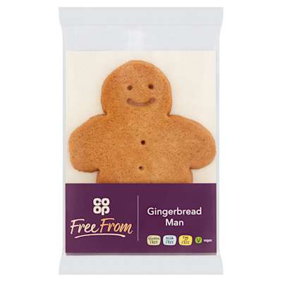 Co-op Free From Gingerbread Man 50g - Gluten, Milk & Egg Free Co-op Free From Gingerbread Man 50g - Gluten, Milk & Egg Free