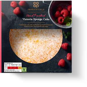 Co-op Irresistible Hand Finished Victoria Sponge Cake Co-op Irresistible Hand Finished Victoria Sponge Cake