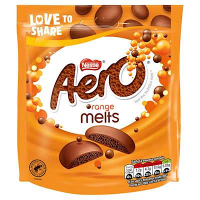 Aero Melts Milk Pouch 92G Aero Melts Milk Pouch 92G