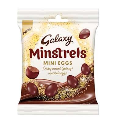 Galaxy Minstrels Mini Eggs 80g Galaxy Minstrels Mini Eggs 80g