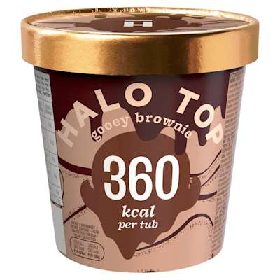 Halo Top Gooey Brownie Ice Cream 473ml Halo Top Gooey Brownie Ice Cream 473ml