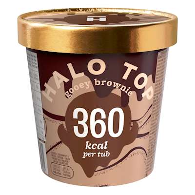 Halo Top Gooey Brownie Ice Cream 473ml Halo Top Gooey Brownie Ice Cream 473ml