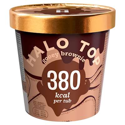 Halo Top Gooey Brownie Ice Cream 473ml Halo Top Gooey Brownie Ice Cream 473ml