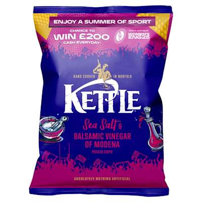 Kettle Sea Salt & Balsamic Vinegar of Modena 130G Kettle Sea Salt & Balsamic Vinegar of Modena 130G
