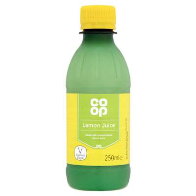 Co-op Lemon Juice 250ml Co-op Lemon Juice 250ml