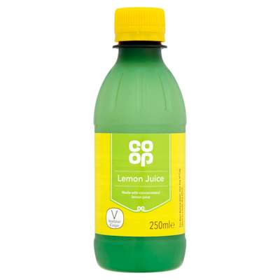 Co-op Lemon Juice 250ml Co-op Lemon Juice 250ml