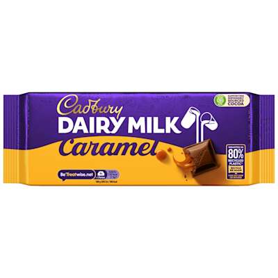 Cadbury Dairy Milk Caramel Chocolate Bar 180g Cadbury Dairy Milk Caramel Chocolate Bar 180g