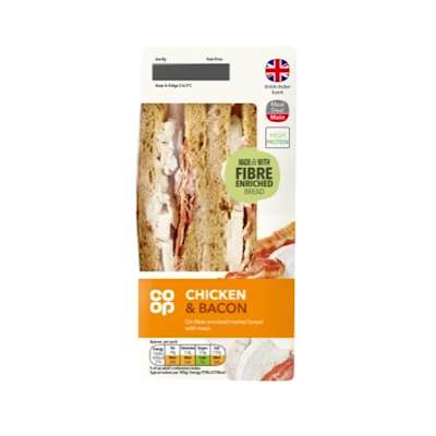 Co-op Chicken & Bacon Sandwich Co-op Chicken & Bacon Sandwich