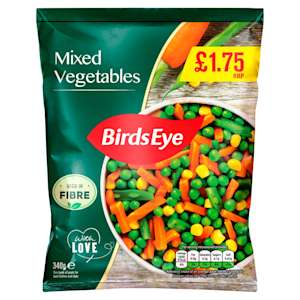 Birds Eye Mixed Vegetables 340g Birds Eye Mixed Vegetables 340g
